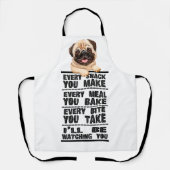 Tablier Carlin Chaque Snack Que Vous Faites Apron (Recto)