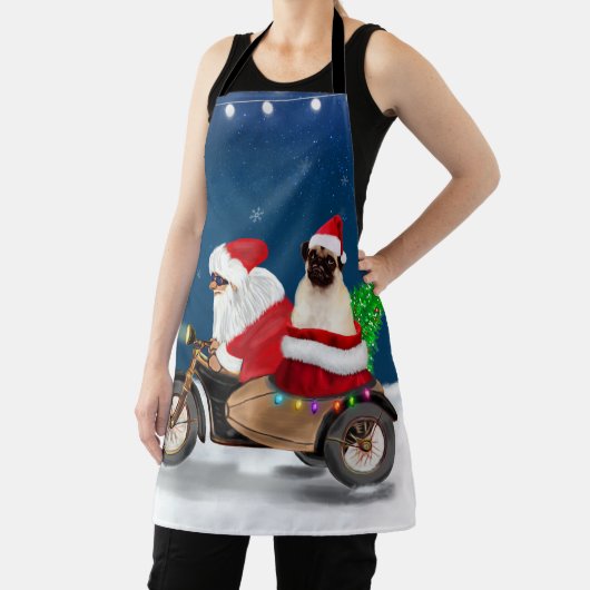 Tablier Carlin Chien Noël Père Noël (Insitu)