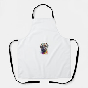 Tablier Carlin Coloré Pop Art Splash Art Tie Dye Rainbow T