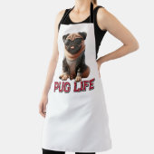 Tablier Carlin de vie adorable Carlin chien (Insitu)