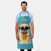 Tablier Carlin Life nom et couleur personnalisés (Porté)