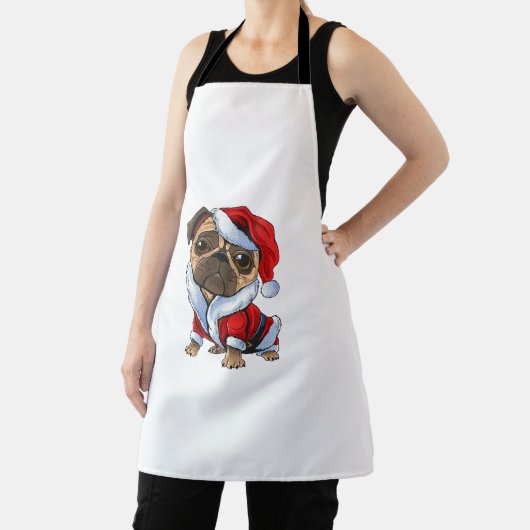 Tablier Carlin Père Noël Costume Noël Pyjama mignonne Chie (Insitu)