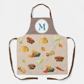 Tablier Carne alimentaire mexicaine Asada Taco Margarita (Recto)