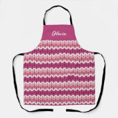 Tablier Carnet de Zag rose (Recto)