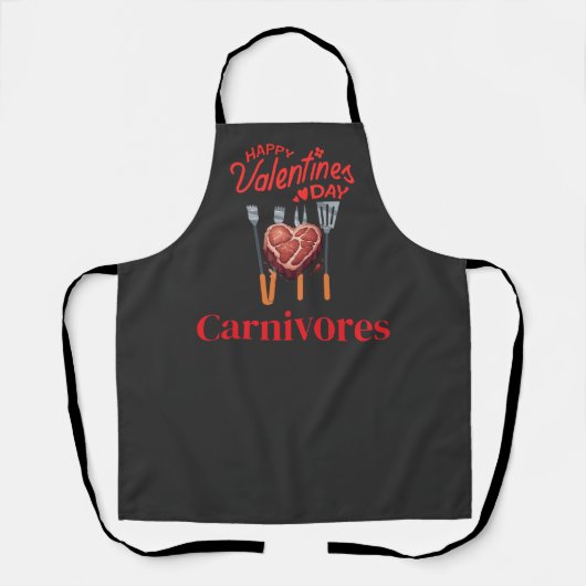 Tablier Carnivore Valentine's Day Apron (Recto)