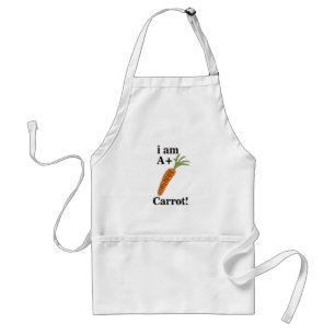 Tablier Carotte Je suis une carotte drôle A+