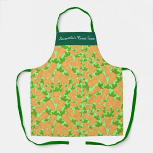 Tablier Carottes Oranges Et Vertes