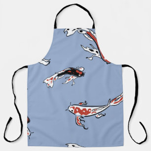 Tablier carpe de poisson motif koi koi carp