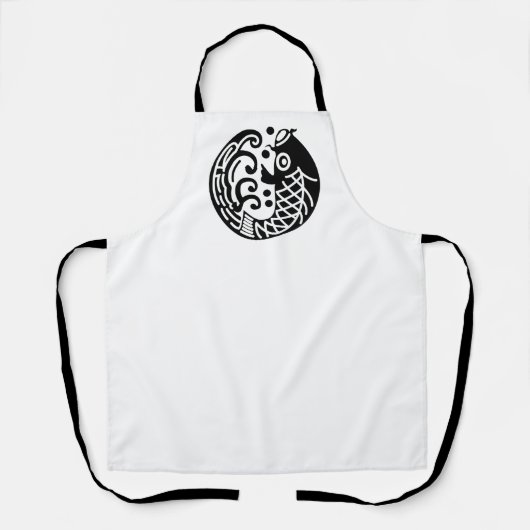 Tablier Carpe et vague (Recto)