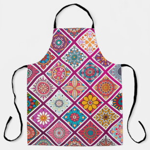 Tablier Carreaux de Mandala marocains