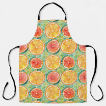 Carrelage en tranches d'agrumes - Orange, citron v