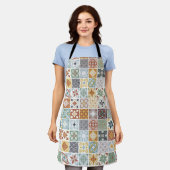 Tablier Carrelage méditerranéen (Porté)