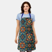 Tablier Carrelage mexicain Fiesta Talavera Espagnol (Porté)