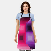 Tablier Carrés Art déco (Porté)