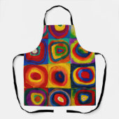 Tablier Carrés avec cercles, Abstraits, Wassily Kandinsky (Recto)