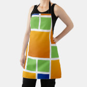 Tablier Carrés orange dégradé (Insitu)