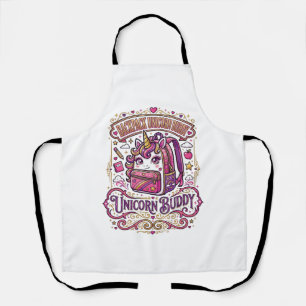 Tablier Cartable Licorne Copain Licorne Conception De Merc