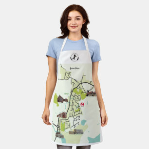 Tablier Carte Brantham Apron