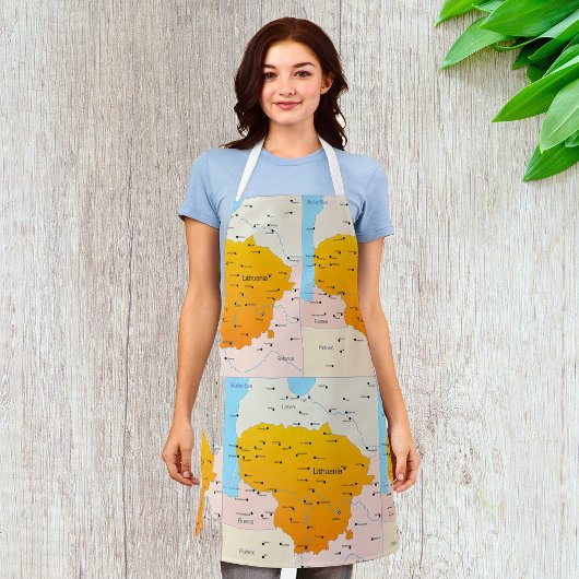 Tablier Carte De Lituanie