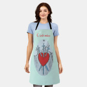 Tablier Carte de tarot 3 épées Thunder_Cove (Porté)