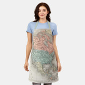 Tablier Carte des antiquités de l'Amérique du Nord (Porté)