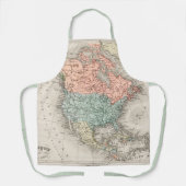 Tablier Carte des antiquités de l'Amérique du Nord (Recto)