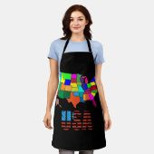 Tablier Carte des États-Unis (Porté)