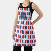 Tablier CARTE DRAPEAU FRANCE | Monogramme | Français (Insitu)