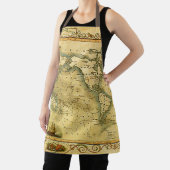 Tablier Carte du monde antique (Insitu)