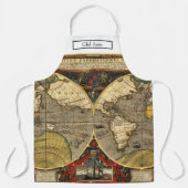 Tablier Carte du monde antique n°2 (Recto)