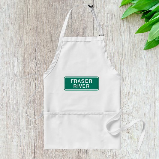 Tablier Carte routière du fleuve Fraser Colombie-Britanniq