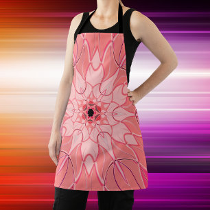 Tablier Carton Mandala Flower Pink