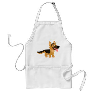Tablier Carton mignon allemand berger chien Apron
