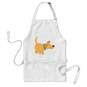 Tablier Carton mignon Jaune Labrador Apron