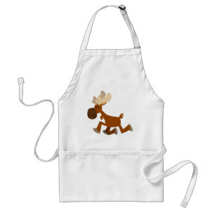Tablier Carton mignon Merry Moose Apron