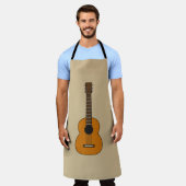 Tablier Carton simple de guitare acoustique (Porté)