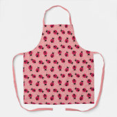 Tablier Cartoon mignon Ladybug Love Hearve Motif (Recto)