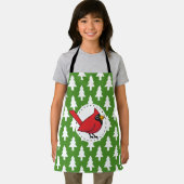 Tablier Cartoon Red Cardinal (Insitu)