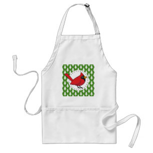 Tablier Cartoon Red Cardinal