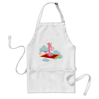 Tablier Cartoon Unicorn's Magic Carpet Ride Apron