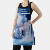 Tablier Cascade de Cheval Unicorne Volant Personnalisée (Insitu)