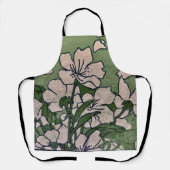 Tablier Cascade de fleurs roses  (Recto)