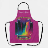 Tablier Cascade magique, sérénité captivante (Recto)