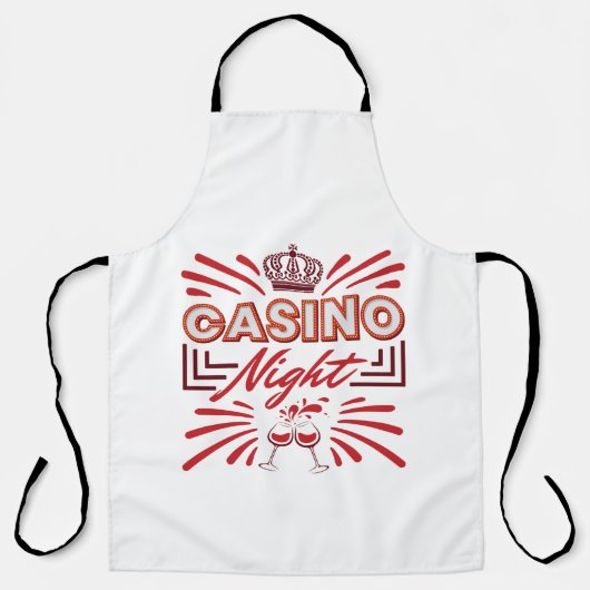 Tablier Casino Night Party Gambling Lover (Recto)