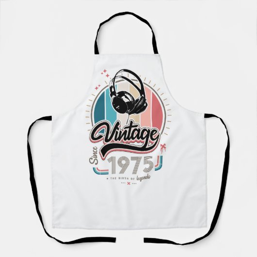 Tablier Casques vintages depuis 1975 (Recto)