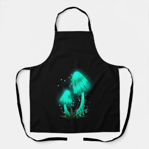 Tablier Casquette de Pixie psychédélique clignotant Cyan c