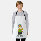 Tablier Casquette de tigre (Porté)