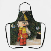 Tablier Casse-noisette vintage sous l'arbre de Noël (Recto)