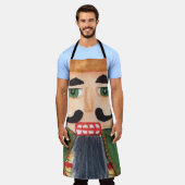 Tablier Casse-noix de soldat allemand traditionnel art pop (Porté)