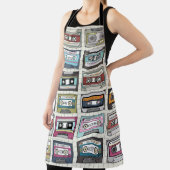 Tablier Cassette de musique rétro : Icône nostalgique (Insitu)